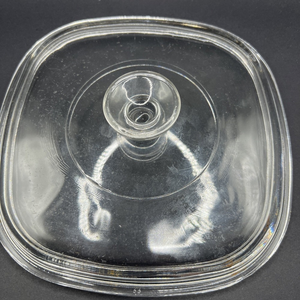 Vtg Corning Ware LID ONLY Casserole 2 Qt Pyrex A-9-C Large Knob